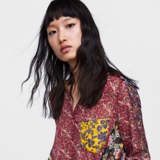 Váy lụa Zara Auth new tag