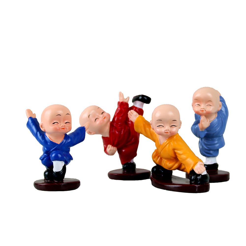 Mô Hình Chú Tiểu Shaolin Bằng Nhựa Resin Dễ Thương