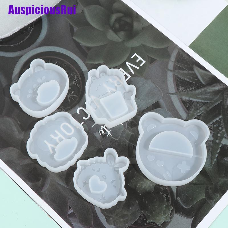 Khuôn Làm Bia / Đồ Uống Bằng Nhựa Epoxy Họa Tiết Hoạt Hình Dễ Thương Diy