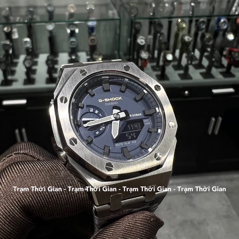 Đồng hồ Casio G-shock GA-2100 độ vỏ màu xám