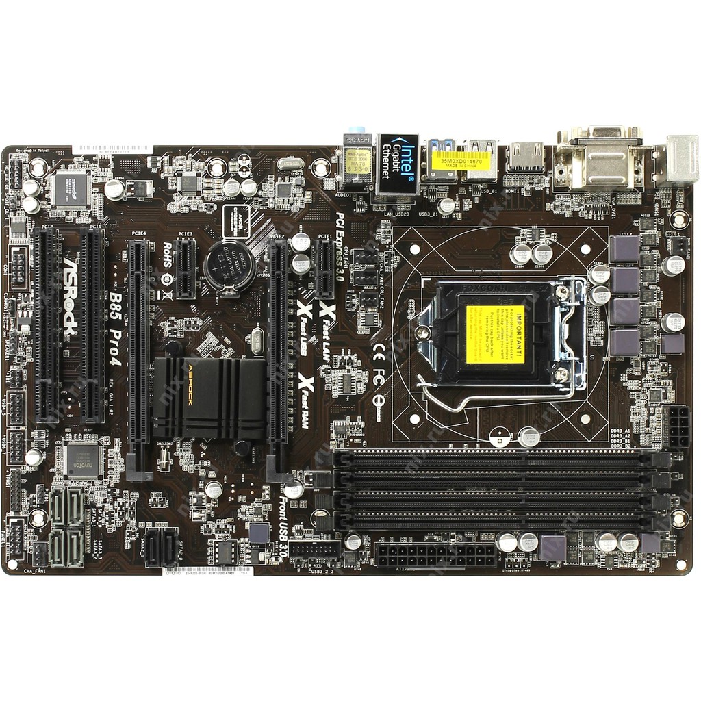 Main Asrock B85 PRO4 LGA 1150 cũ tem chính hãng