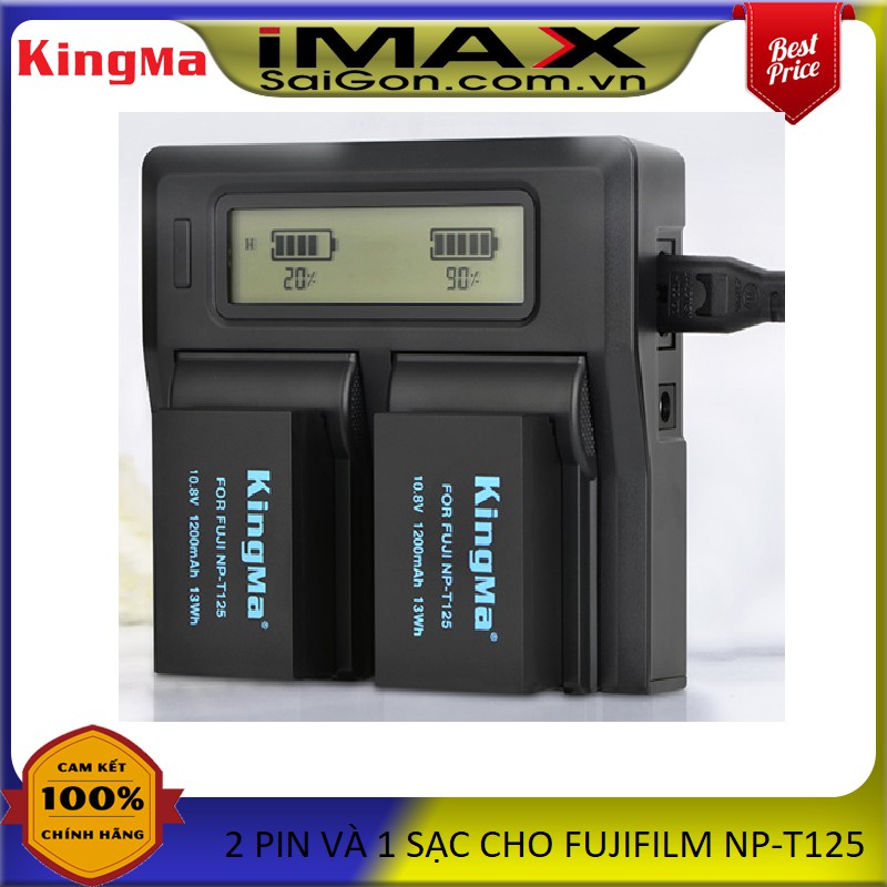 PIN MÁY ẢNH KINGMA CHO FUJIFILM NP-T125