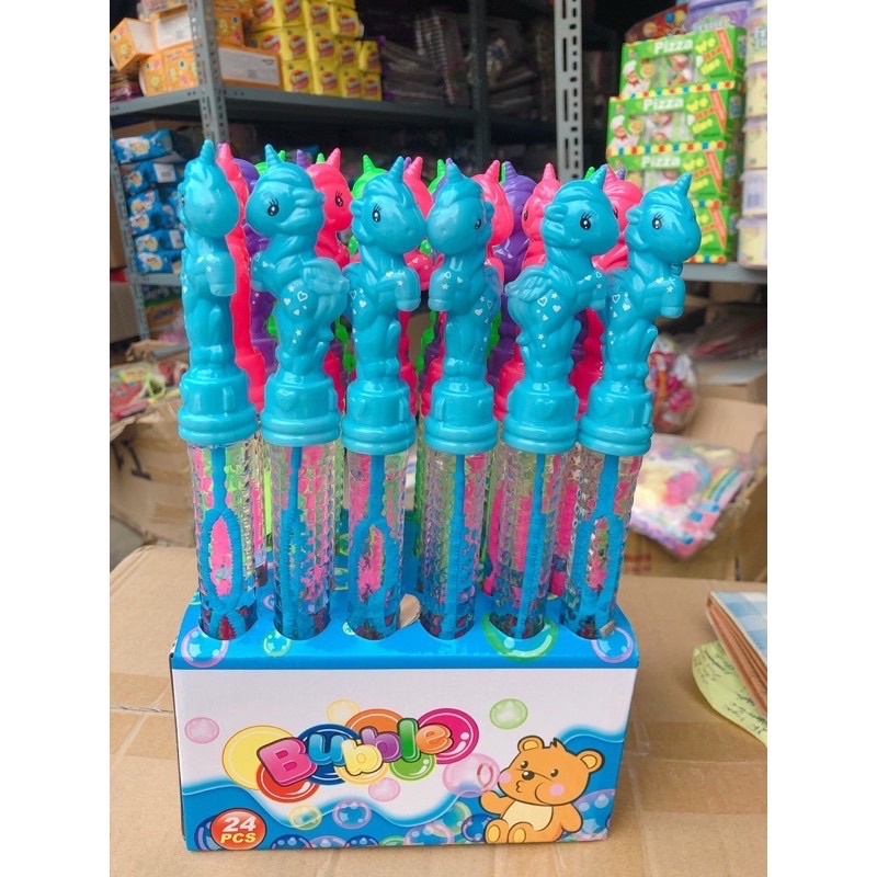 Xà phòng thổi hình ngộ nghĩnh khay 24 cây loại nhỏ