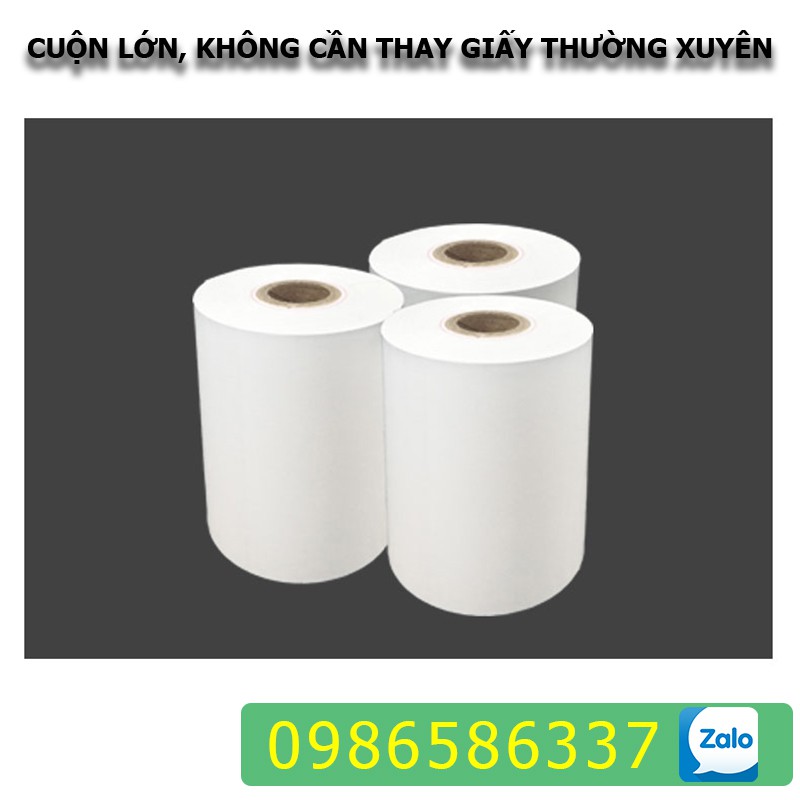 ⭐Combo 20⭐ cuộn giấy in nhiệt K80 (khổ 80mm) loại lớn, giay hoá đơn loại 125gr iZamo