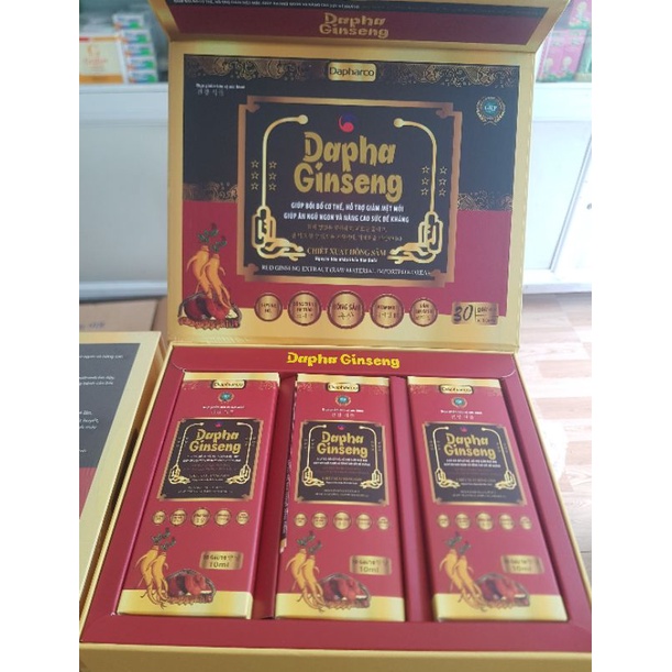 Ginseng Nước Hồng Sâm, Đông Trùng Hạ Thảo, Nấm Linh Chi, Giúp duy trì phục hồi sức khỏe, ăn ngon, tăng đề kháng.