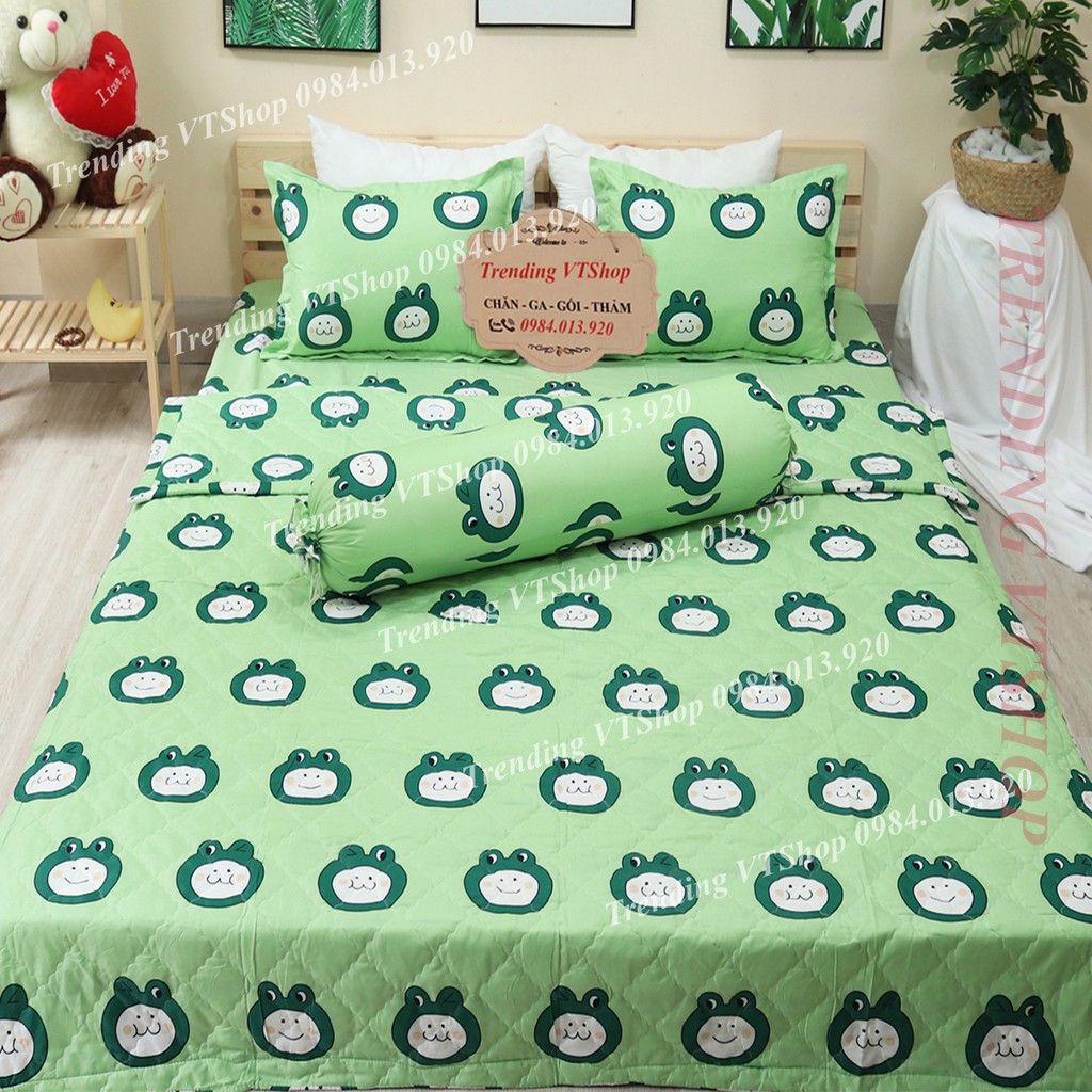 Bộ 5 món chăn hè ga gối chất liệu Poly Cotton giá siêu rẻ | BigBuy360 - bigbuy360.vn