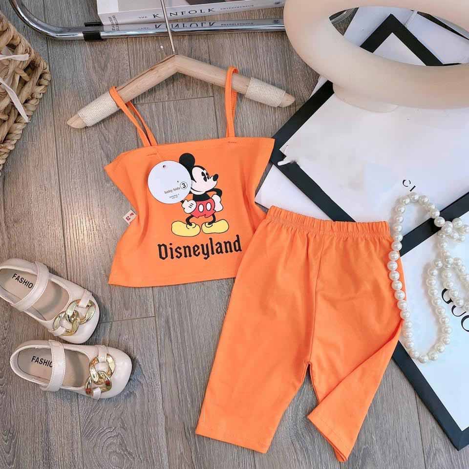 [HOT] BỘ HAI DÂY MICKEY DISNEYLAND QUẦN LỬNG SIÊU CƯNG CHẤT COTTON MỀM MÁT CHO BÉ YÊU 7-24KG. VIDEO THẬT. XƯỞNG MAY BIBO