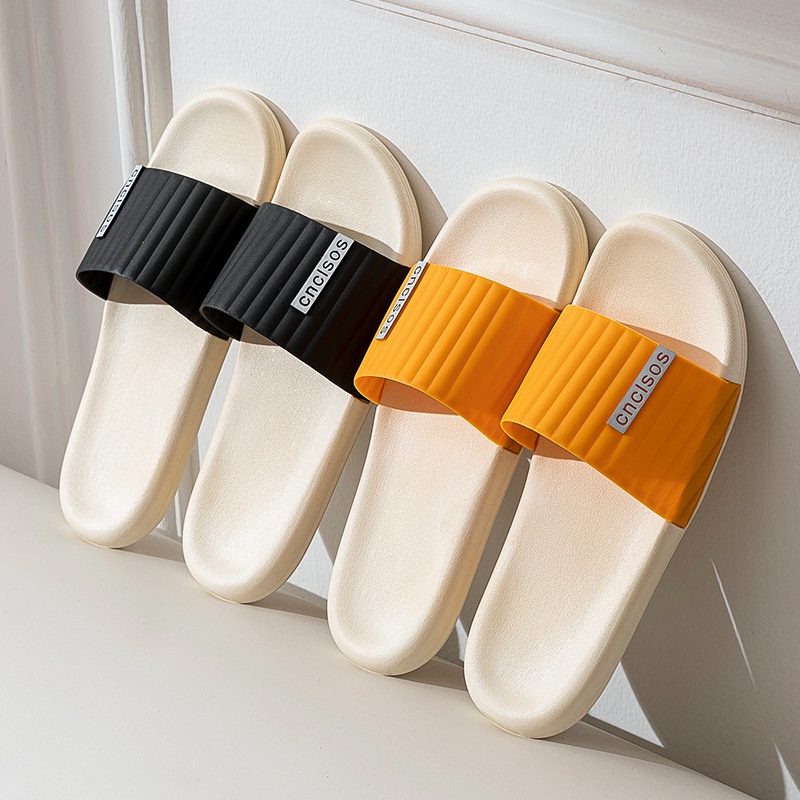 Dép nam nữ ullzang CNCLSOS quai ngang thời trang unisex,dép đi trong nhà,đế cao su non đi cực êm A103 Warm&amp;Cute