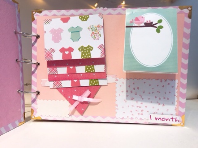 [Album ảnh Handmade] Scrapbook cho bé gái❤️