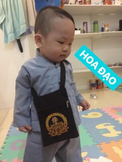 Đồ lam đi chùa cho bé