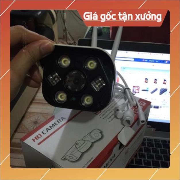 Hàng chính hãng - camera wifi yosee full hd ngoài trời chống nước ,có lan có âm thanh ,đèn led -camera 3.0 megapixel