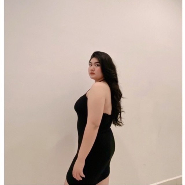 Đầm body BIGSIZE kiểu dáng dây rút cổ cho nàng mũm mĩm FATTYTA