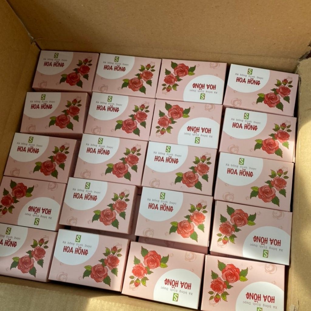Xà Bông Sinh Dược Hoa Hồng  HandMade 100gram
