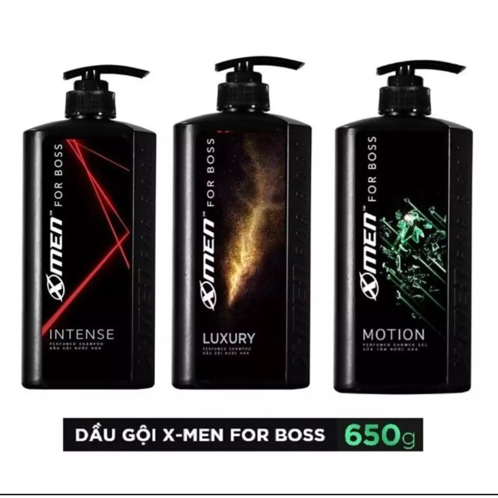 Dầu gội nước hoa XMEN for boss Motion 650g