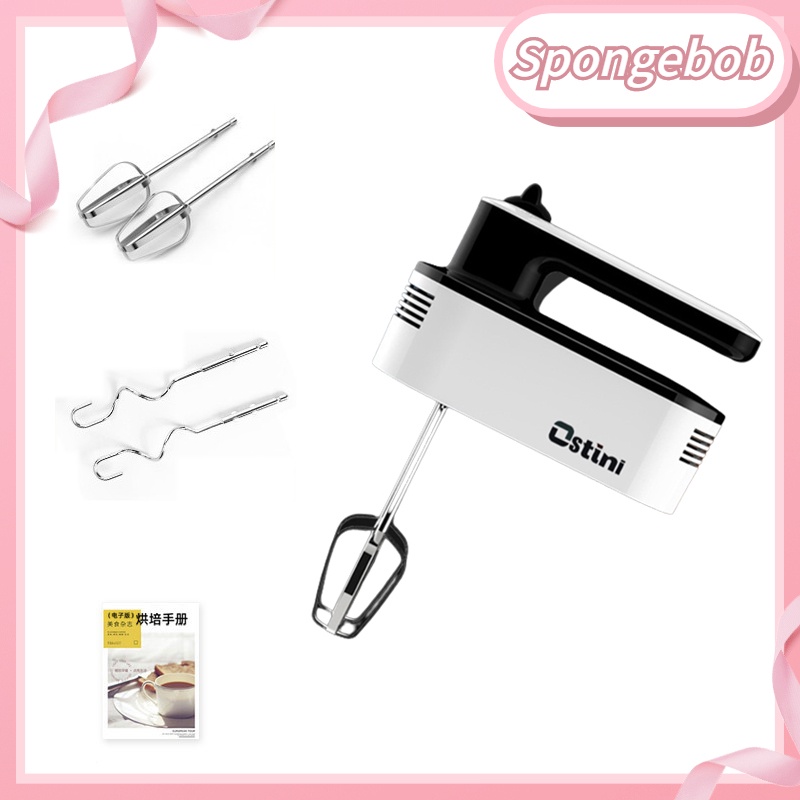 máy đánh trứng điện gia dụng Máy đánh trứng cầm tay Hoàn toàn tự động nhỏ Dụng cụ làm bánh tại nhà Có thể đánh thành kem