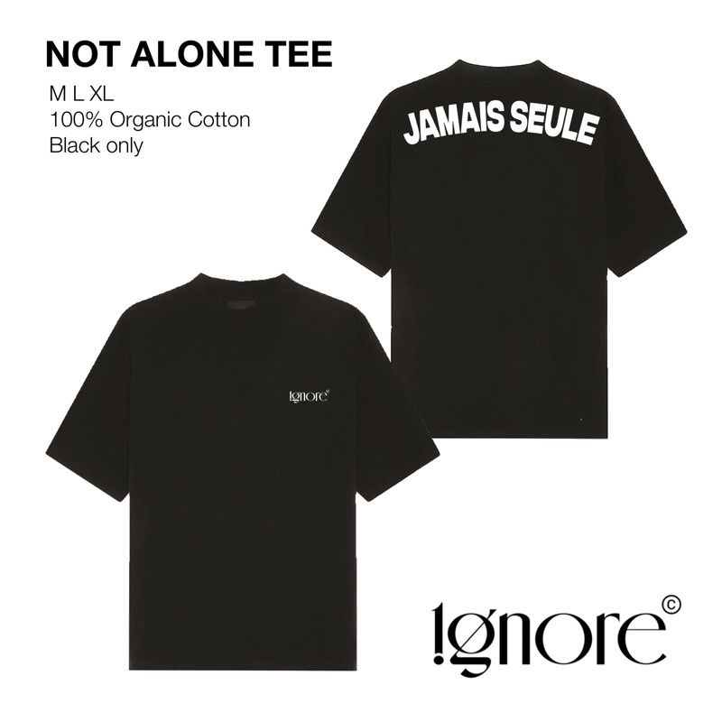 Not Alone Tee | SELF LOVE | SS21 COLLECTION | Áo phông thiết kế chất Cotton Organic in phản quang cao cấp