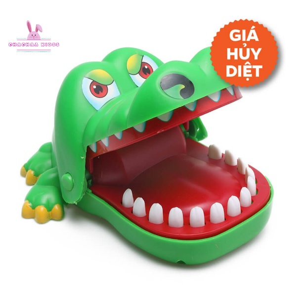 Đồ chơi cá sấu cắn ngón tay vui nhộn