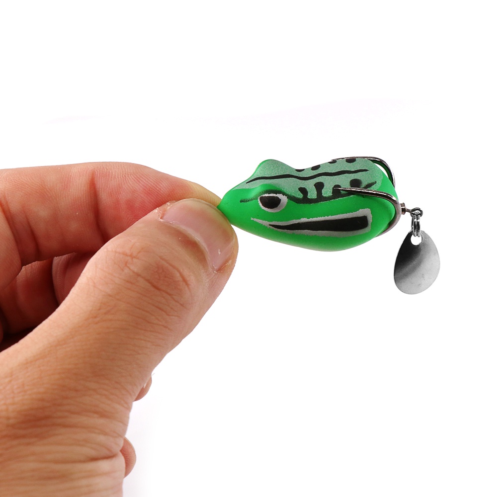 Mồi Câu Cá Giả Hình Ếch Katak 3.5cm / 6g Có Móc Mềm