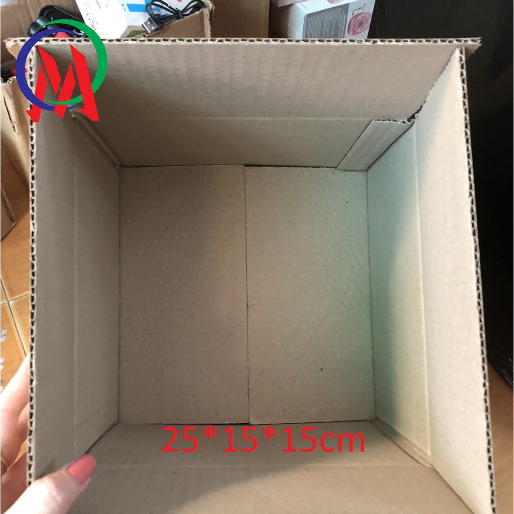 [Mua lẻ giá sỉ] Combo 10 Hộp giấy carton đóng hàng dày 3 lớp