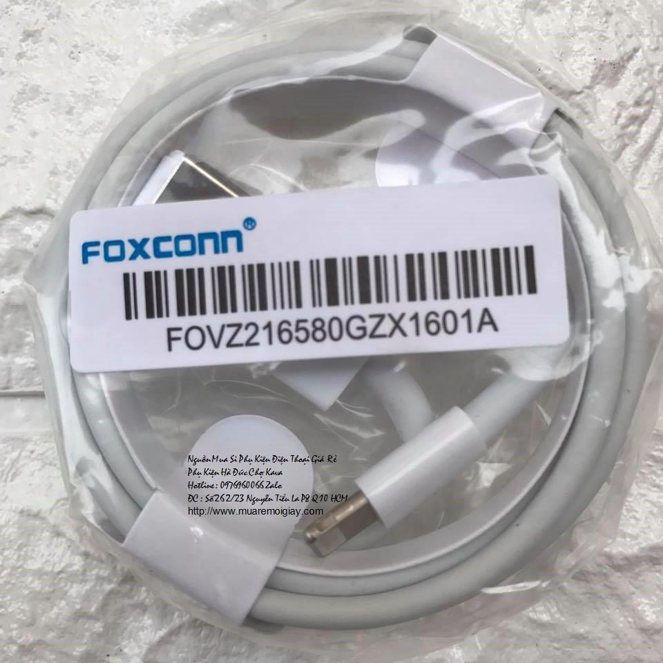 Dây Cáp Sạc iphone zin Foxconn Cho iphone 5/6/7/8/Xs max