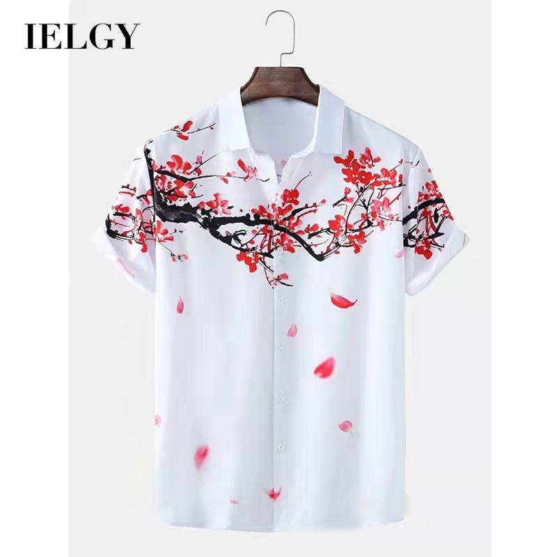 Áo Sơ Mi Nam Cổ Bẻ In Họa Tiết Thời Trang Trẻ Trung