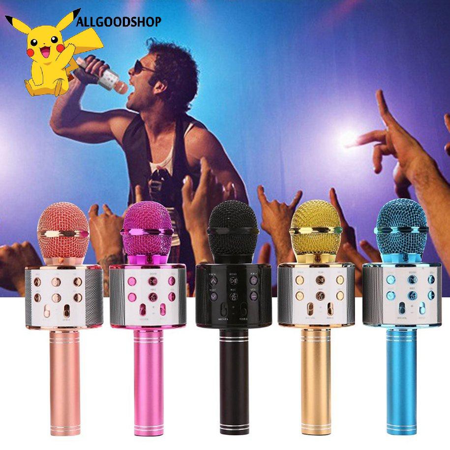 ⚡Micro Karaoke Bluetooth Kiêm Loa Không Dây, Âm Thanh Cực Hay, Micro Bắt Giọng, Kết Nối Usb