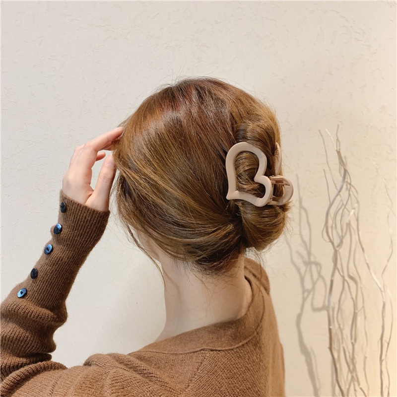 Kẹp tóc hình trái tim thời trang Hàn Quốc cho nữ