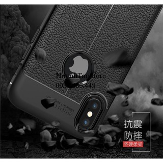 Ốp lưng Iphone X , XS tpu vân da