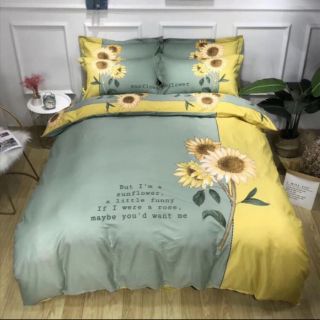 Bộ 5 món chăn ga gối hè poly cotton shopdanang