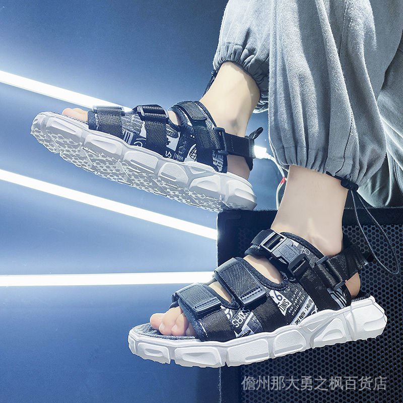 Dép Sandal Mùa Hè Thoáng Khí Phong Cách Hàn Quốc Cho Nam