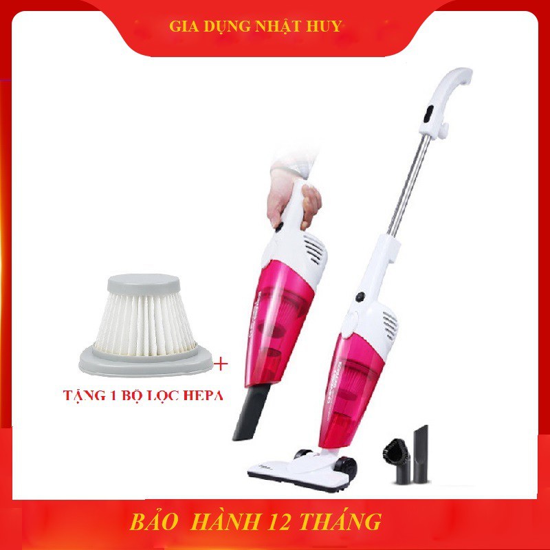 Máy hút bụi cầm tay  DEERMA DX118C + Tặng 1 Bộ Lọc Hepa