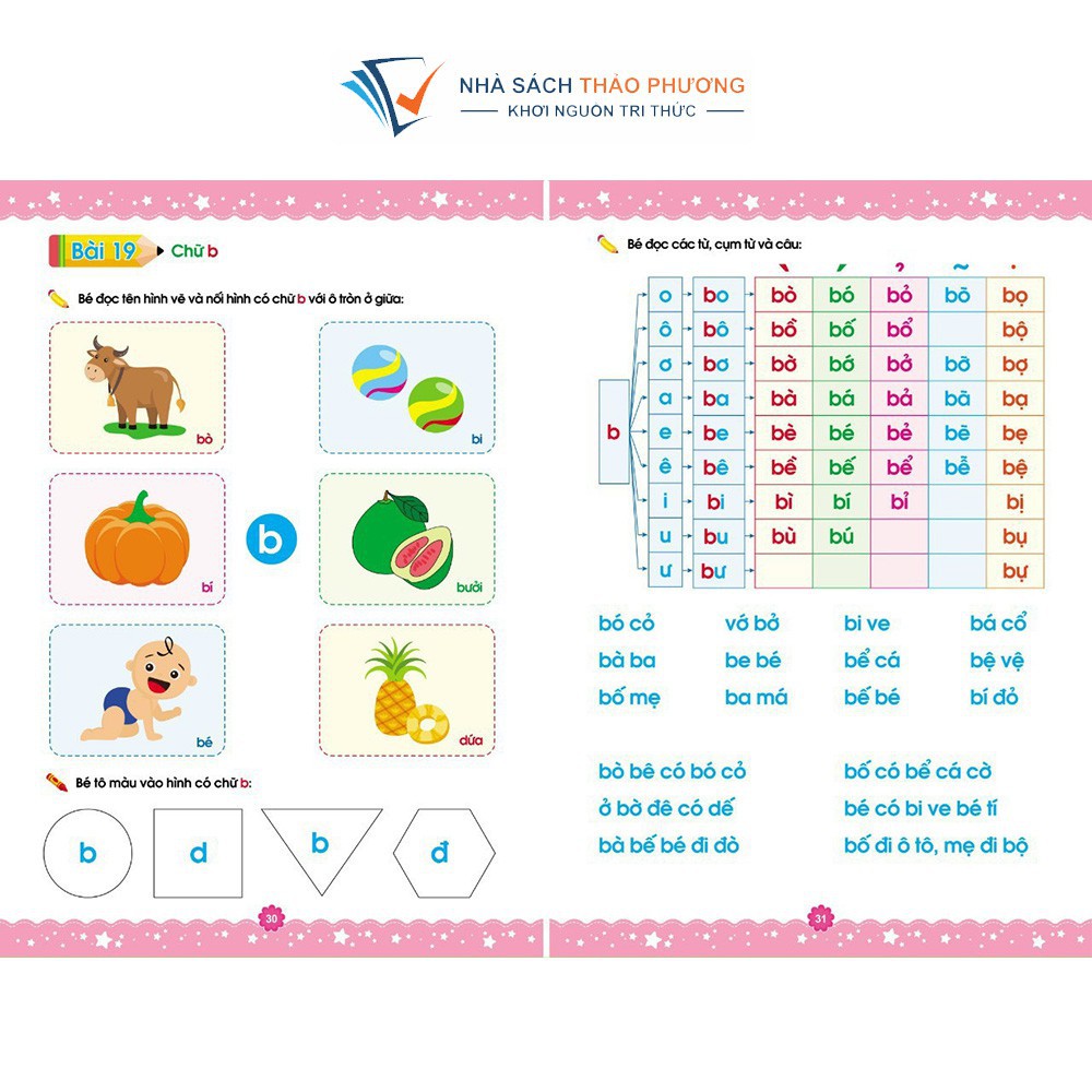 Sách - Luyện đọc, thẻ chữ - Hành trang cho bé tự tin vào lớp 1