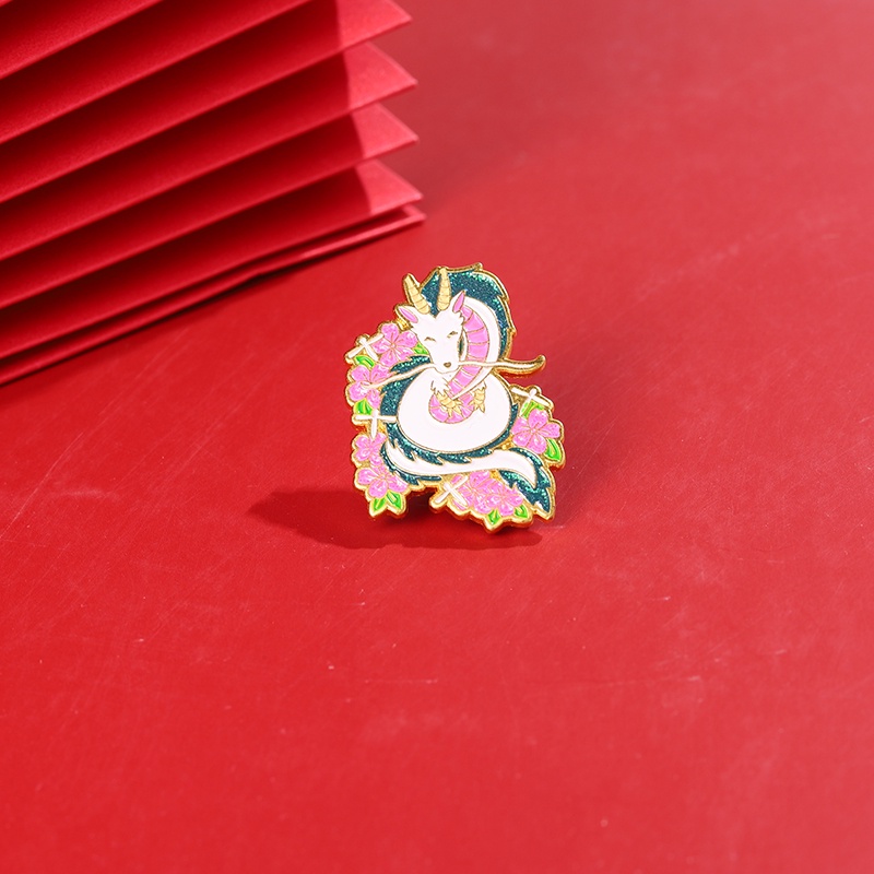 Ghim cài áo MISS ZOE hình rồng hoạt hình Anime Spirited Away