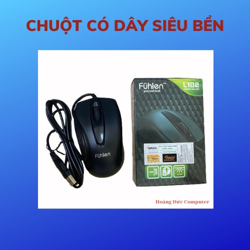 Chuột Máy Tính Văn Phòng Có Dây Fuhlen L102 NK