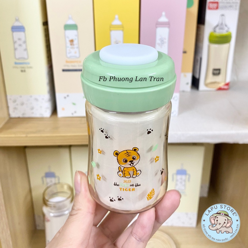 Nắp chặn bình sữa cổ rộng silicone 5cm vừa Moyuum, Bebepick, Grosmimi, Pigeon, Ubmom, MotherK...