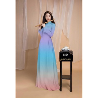 vải áo dài màu ombre