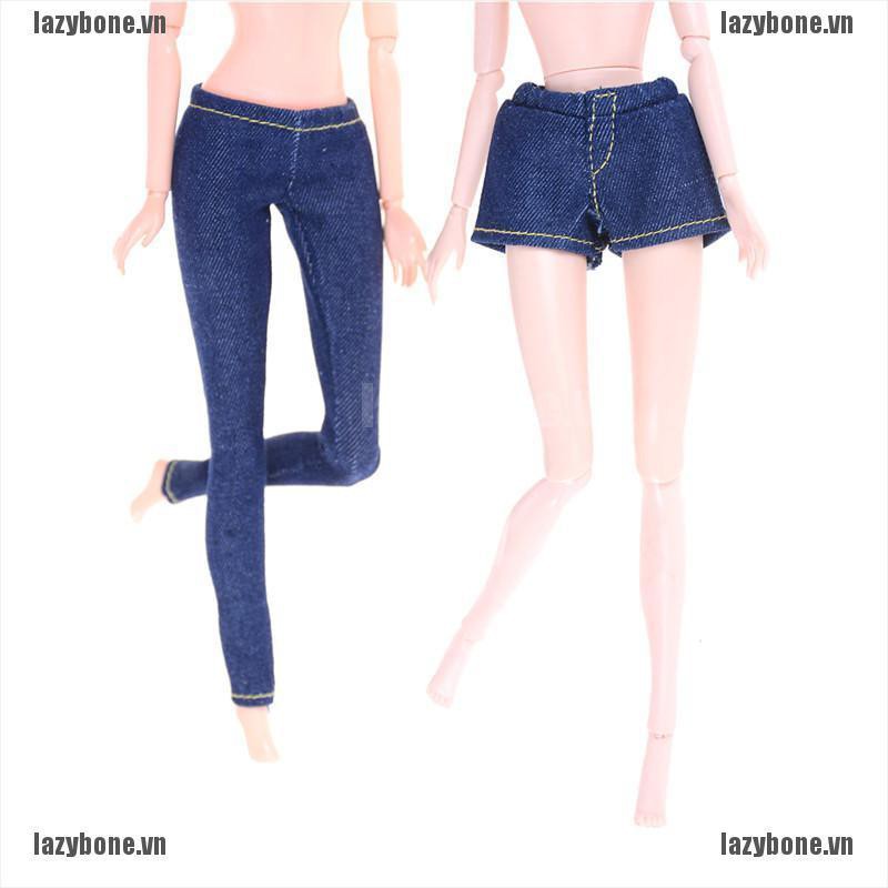 Quần jeans dài/ngắn co dãn cho búp bê Blythe BJD tỷ lệ 1/6