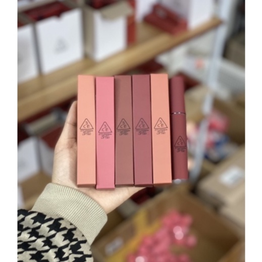 SON KEM LÌ 3CE VELVET LIP TINT full màu