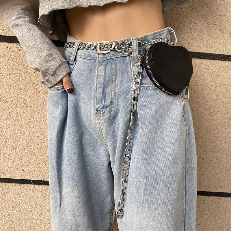 LEEVA - Thắt lưng Leeva Shop, dây nịt nữ dây xích phong cách cá tính PK007