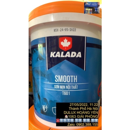 sơn nội thất kinh tế kalada - 5 lít