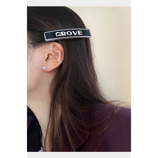 Khuyên tai chốt bi vặn hình 🦋 sọc