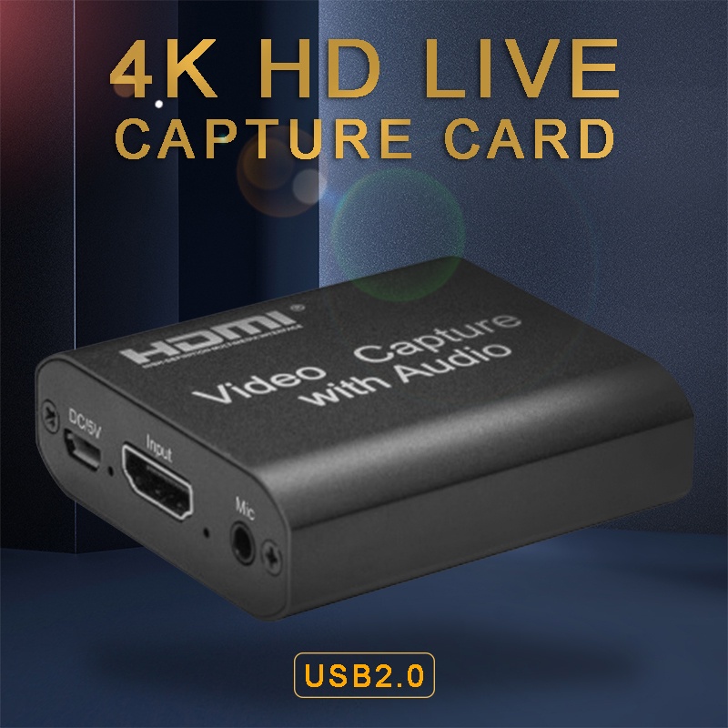 Hộp Đựng Thẻ Video 4k Hdmi Usb 2.0 Cho Switch / Ps4 Goodxpmall