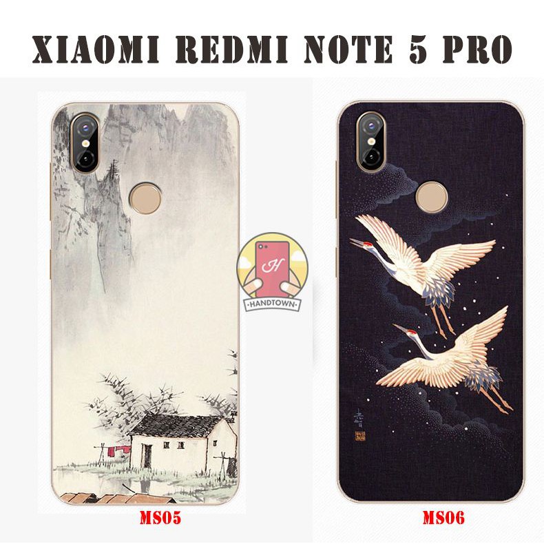 Xiaomi redmi note 5 pro | Ốp lưng xiaomi redmi note 5 pro ốp lưng in hình dễ thương tặng kèm dây đeo