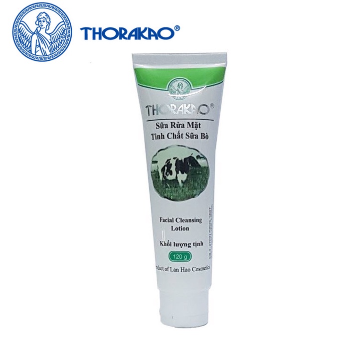 Sữa Rửa Mặt Tinh Chất Sữa Bò Thorakao Có Hạt Massage (Tuýp 120g)
