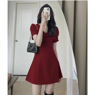 Đầm nhung nơ cổ - CIARA