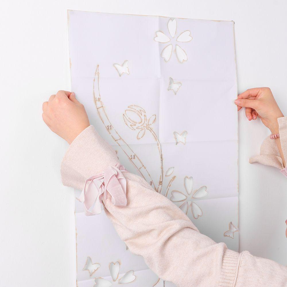 CONOPERY Sticker Dán Tường Bằng Acrylic Hình Cây 3D Sống Động Trang Trí Phòng Ngủ