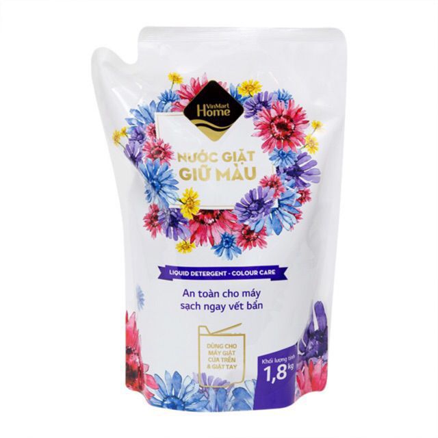 Nước giặt giữ màu hương hoa Vinmart Home 1,8kg