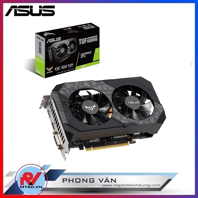 Card màn hình ASUS TUF GTX 1660 Super – O6G GAMING