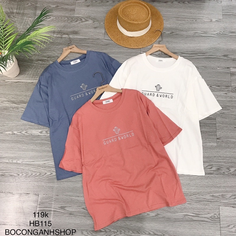 Áo Thun Guard &amp; World Form To Rộng TN96 Hàng Quảng Châu Chất Thun Khô Mỏng Mát