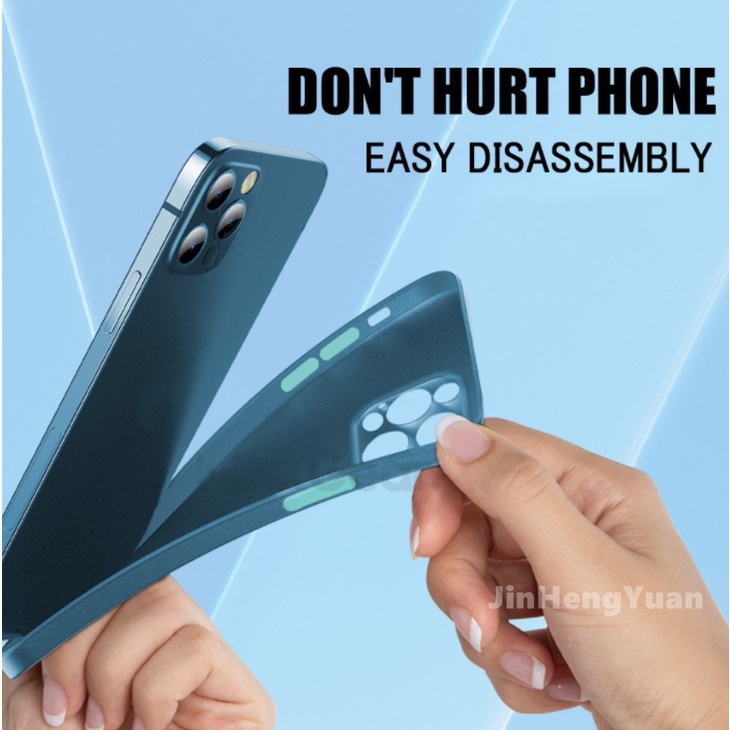 Ốp Điện Thoại Mềm Đục Siêu Mỏng Toàn Diện Cho iPhone 13 11 12 X XS pro max